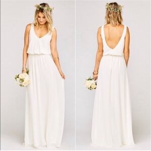 Show Me Your MuMu White Maxi Dress